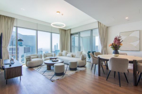 BURJ KHALIFA VIEW-3BR plus maid, Downtown Views II, Zaabel Second